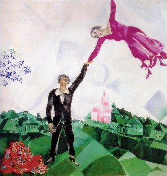 Marc Chagall œuvres - La Promenade contemporaine de Marc Chagall